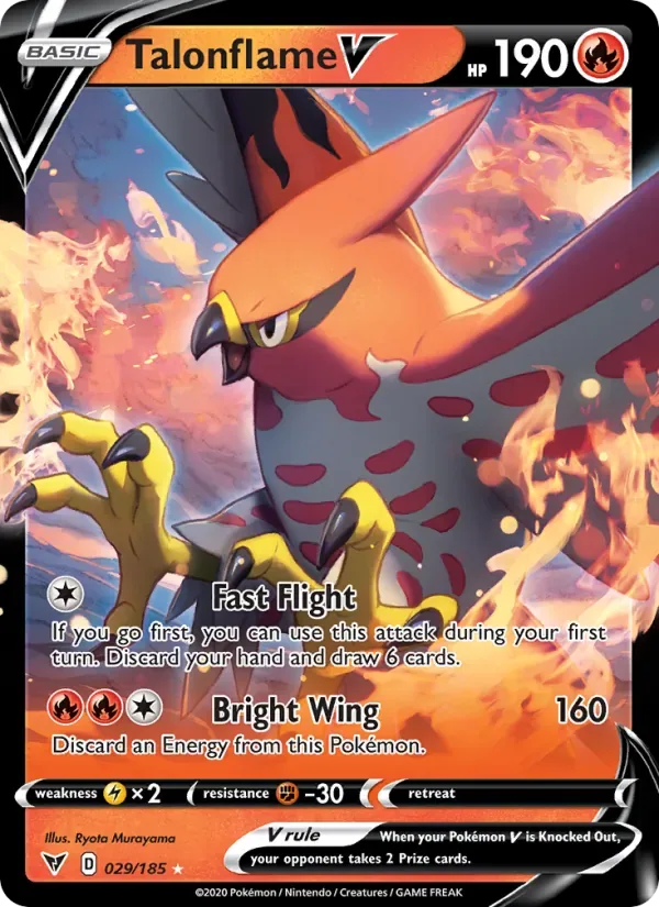 Talonflame V, Vivid Voltage