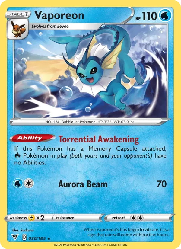 Vaporeon, Vivid Voltage