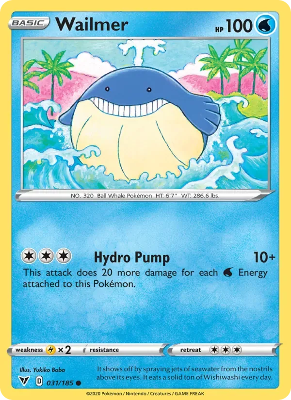 Wailmer, Vivid Voltage