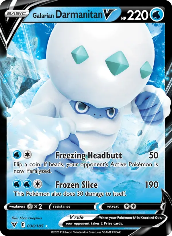 Galarian Darmanitan V, Vivid Voltage