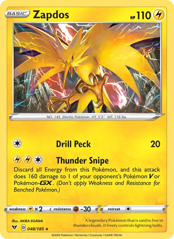 Zapdos, Vivid Voltage