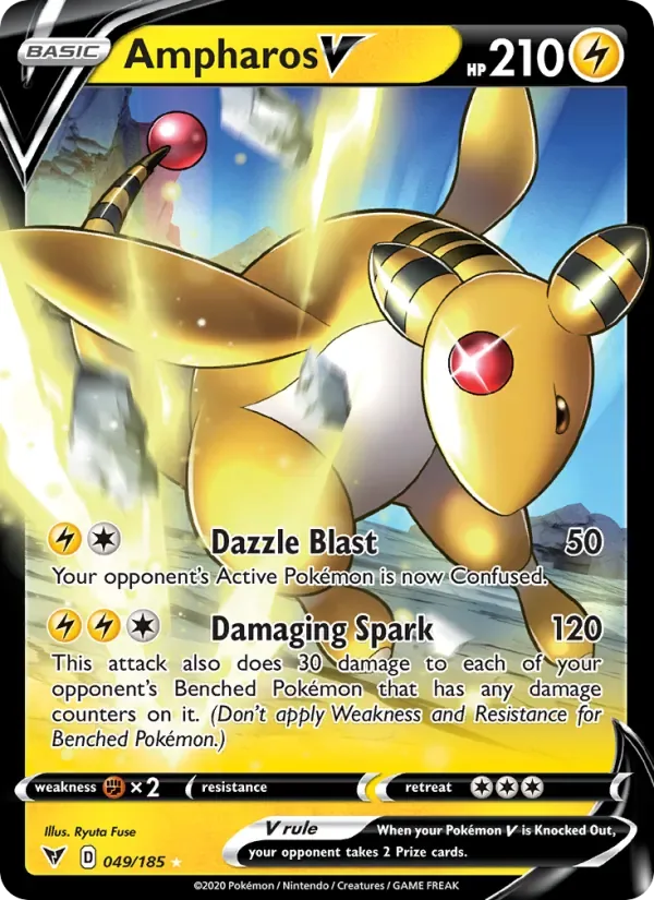 Ampharos V, Vivid Voltage