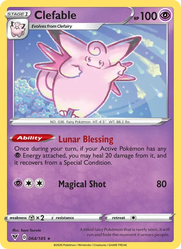 Clefable, Vivid Voltage