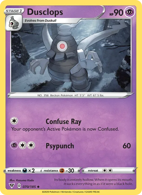 Dusclops, Vivid Voltage