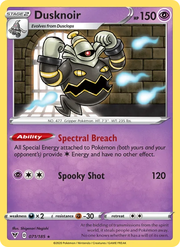 Dusknoir, Vivid Voltage