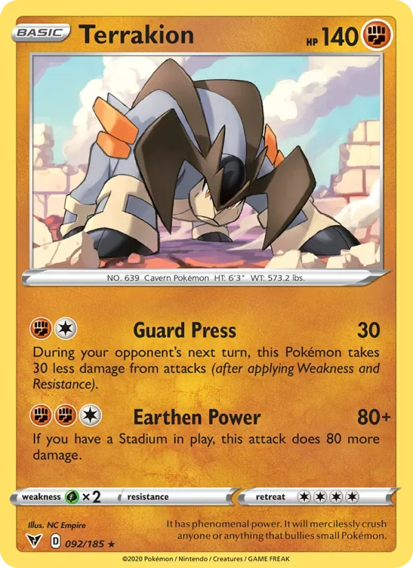 Terrakion, Vivid Voltage
