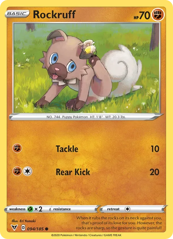 Rockruff, Vivid Voltage