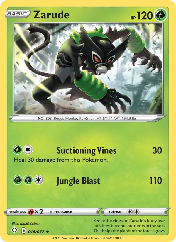 Zarude, Shining Fates