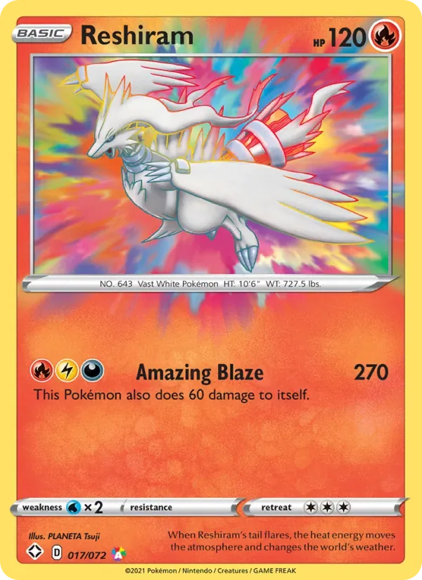 Reshiram, Shining Fates