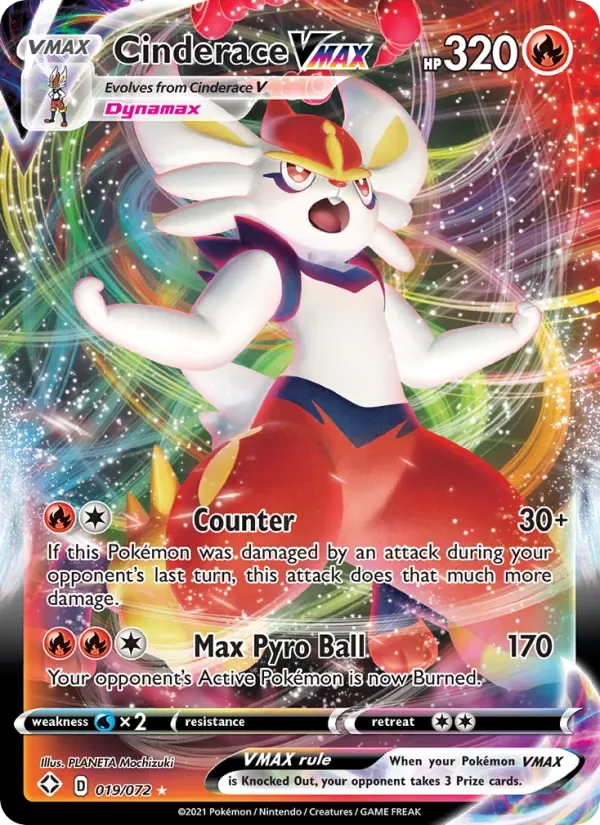 Cinderace VMAX, Shining Fates