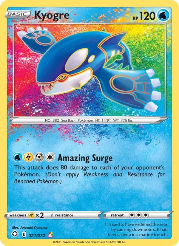 Kyogre, Shining Fates