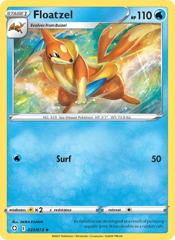 Floatzel, Shining Fates