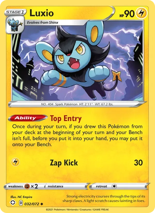 Luxio, Shining Fates