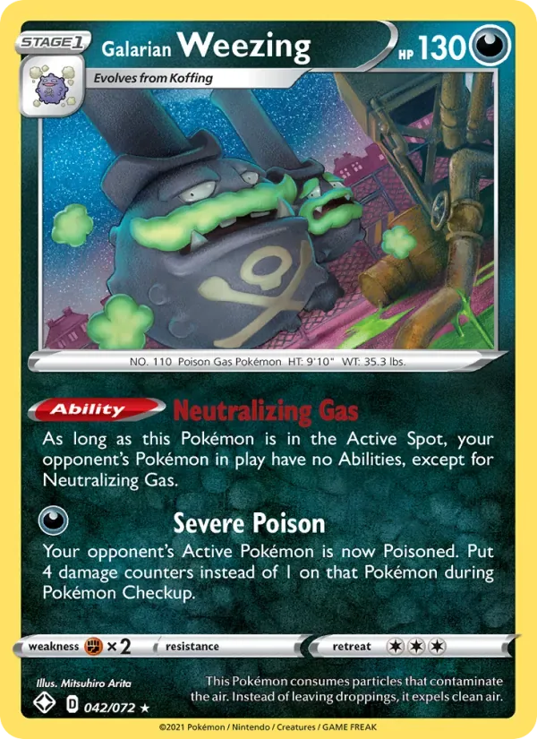 Galarian Weezing, Shining Fates