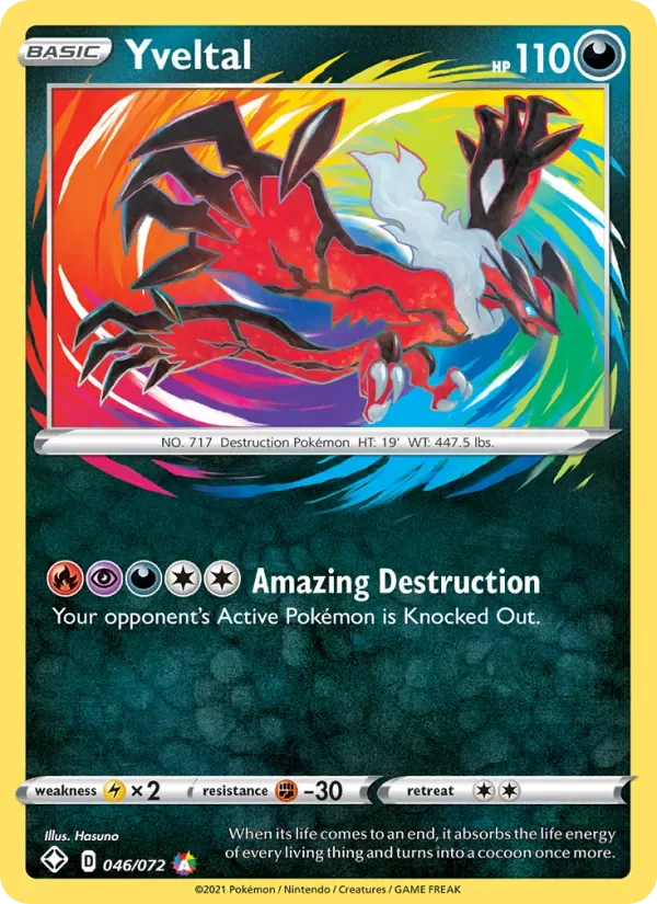 Yveltal, Shining Fates