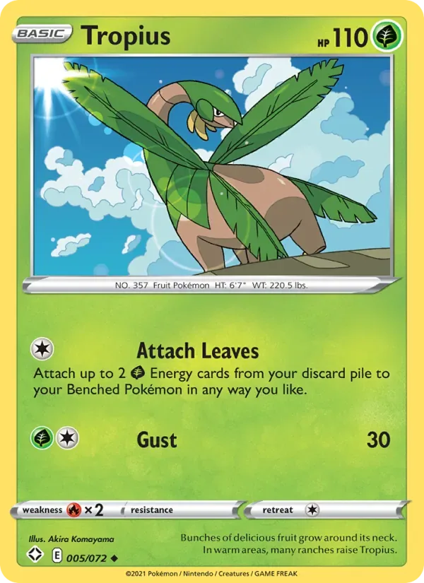 Tropius, Shining Fates