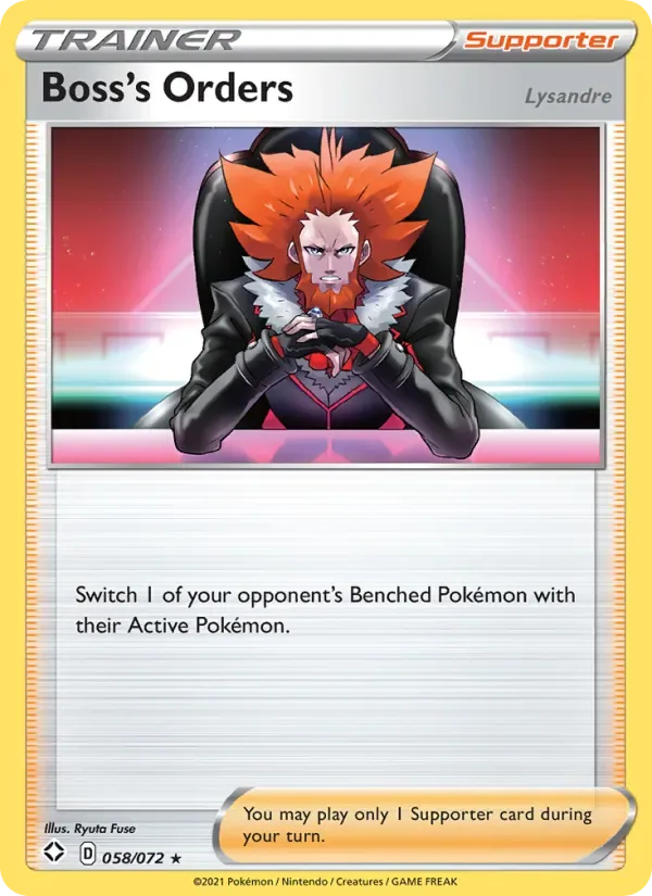 Boss's Orders (Lysandre), Shining Fates