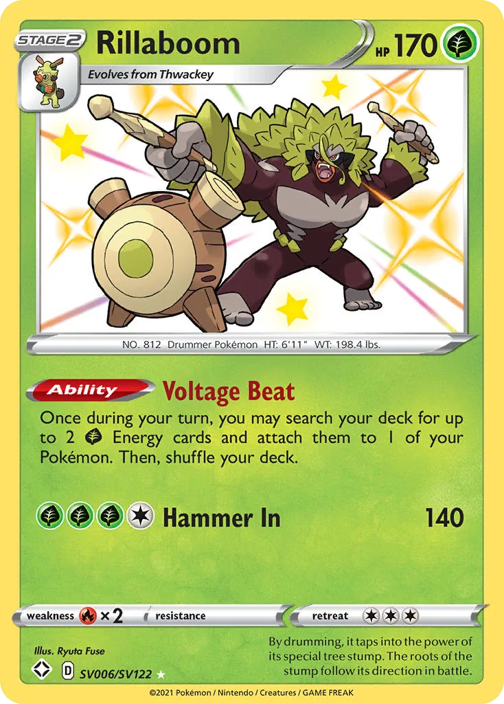 Rillaboom, Shining Fates Shiny Vault