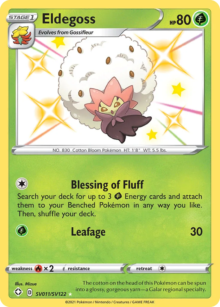 Eldegoss, Shining Fates Shiny Vault