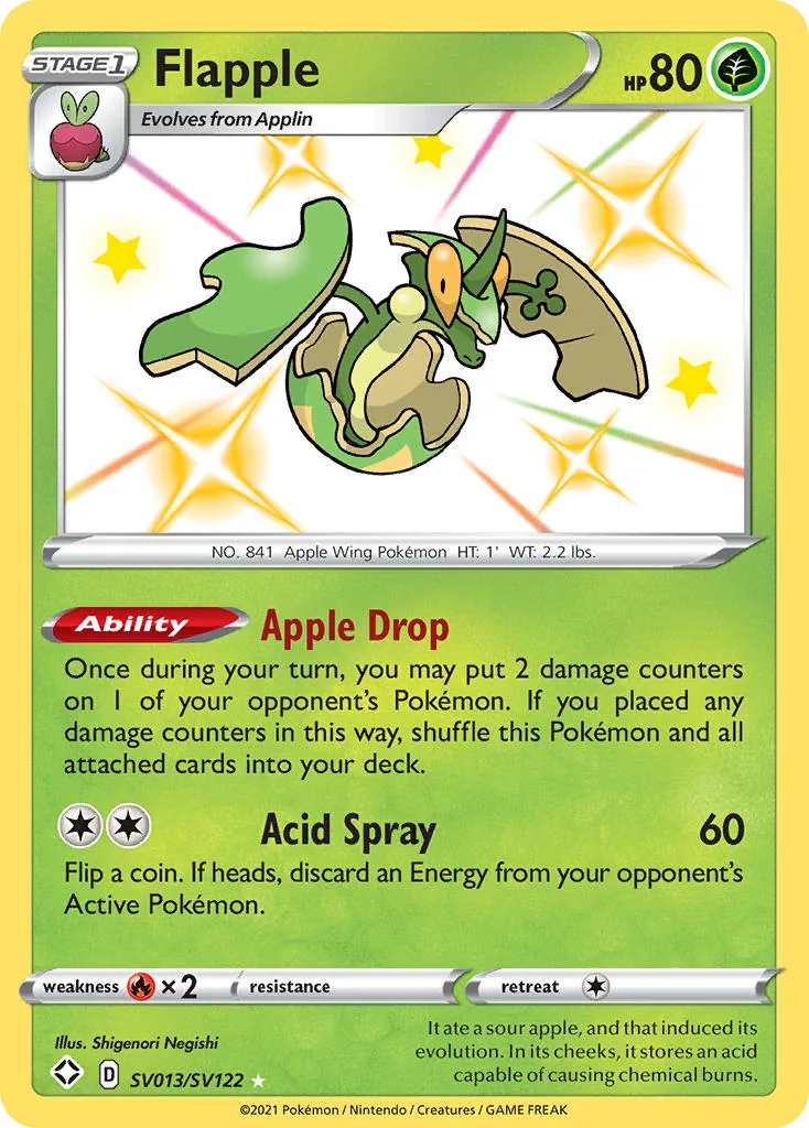 Flapple, Shining Fates Shiny Vault