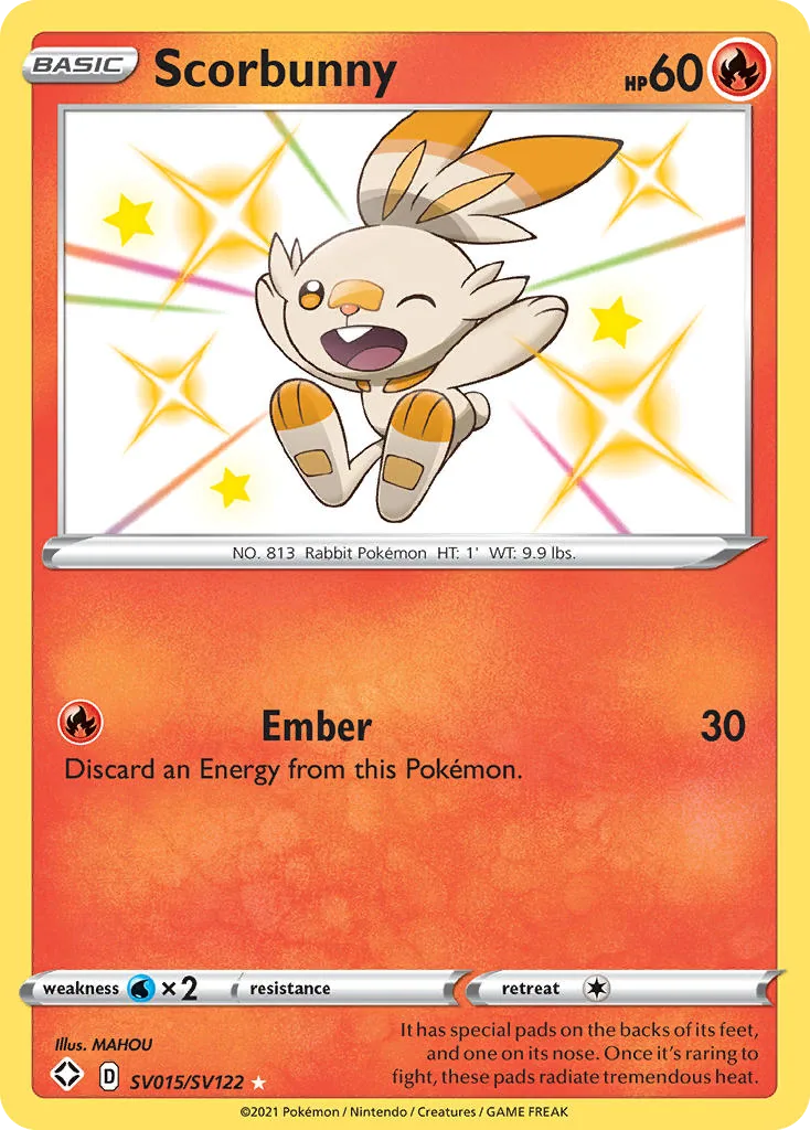 Scorbunny, Shining Fates Shiny Vault