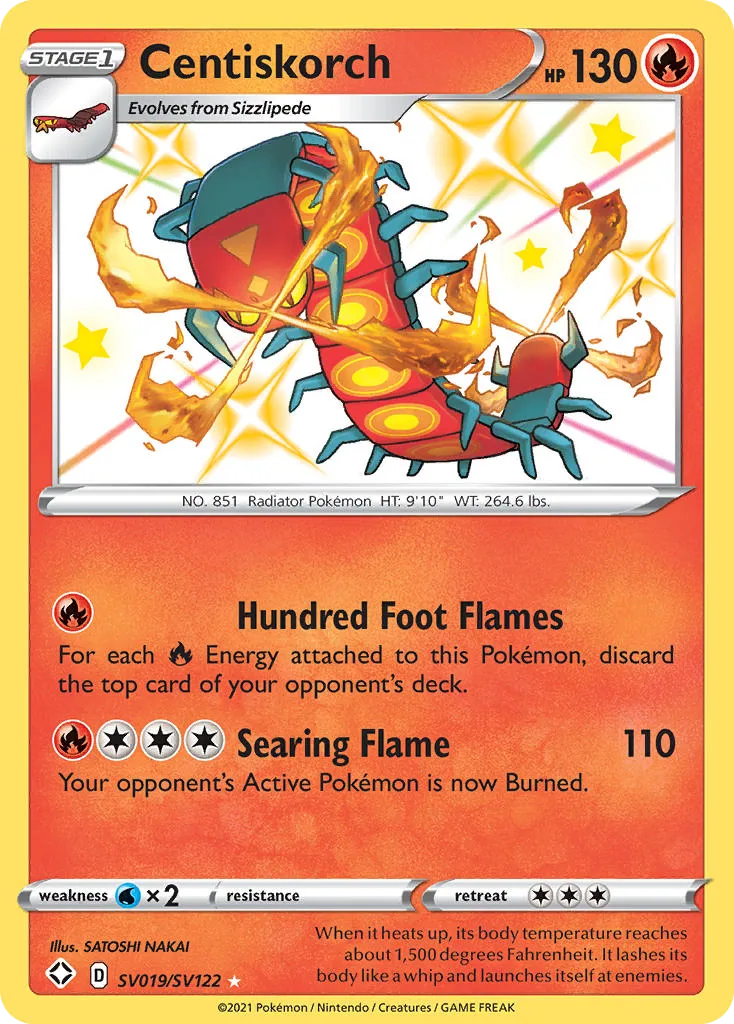 Centiskorch, Shining Fates Shiny Vault