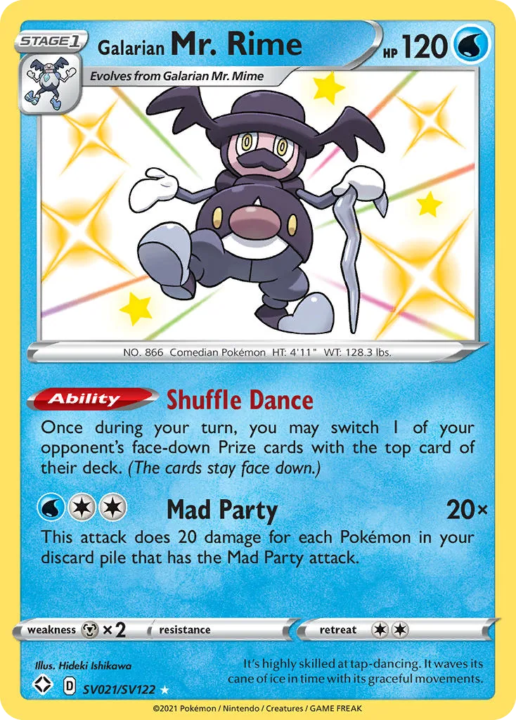 Galarian Mr. Rime, Shining Fates Shiny Vault