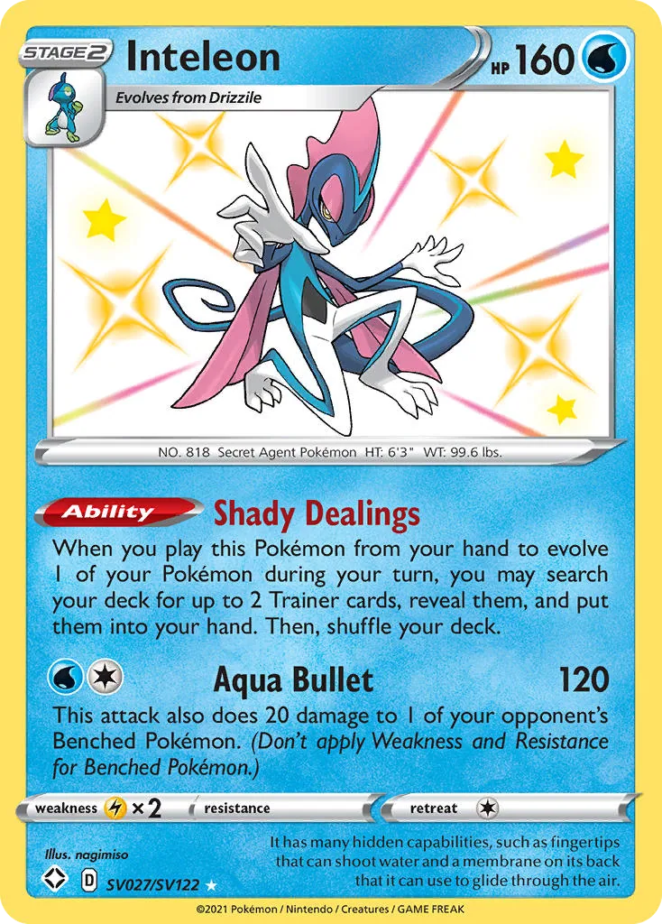 Inteleon, Shining Fates Shiny Vault