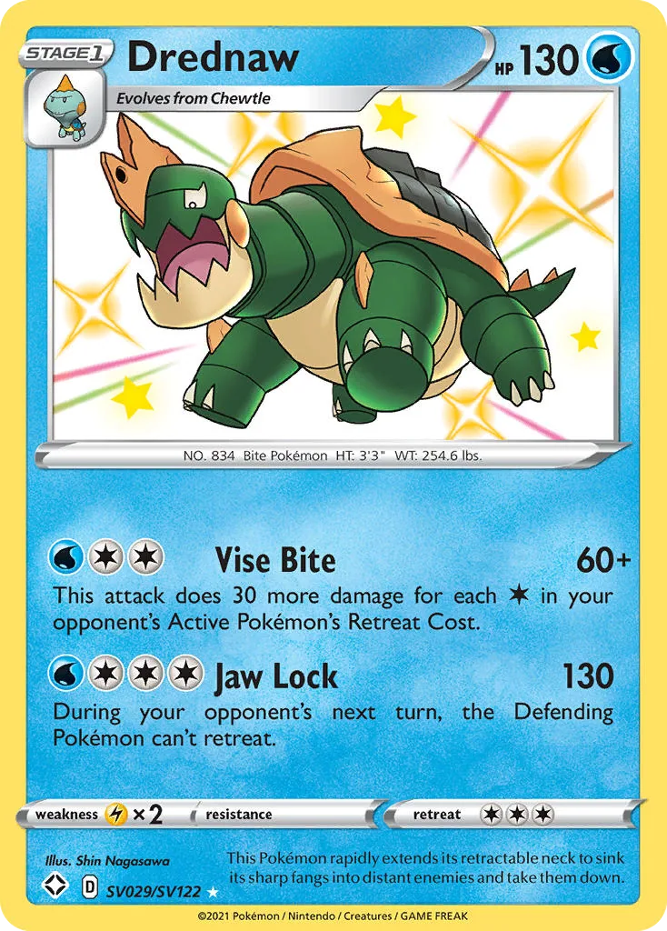 Drednaw, Shining Fates Shiny Vault