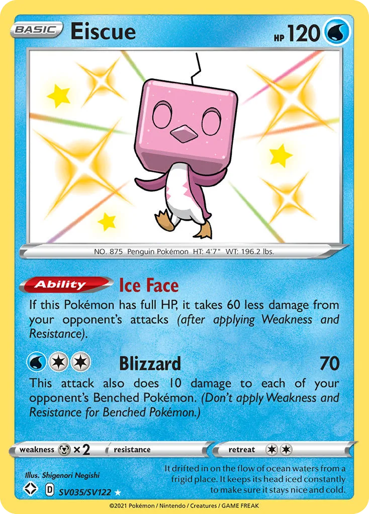Eiscue, Shining Fates Shiny Vault