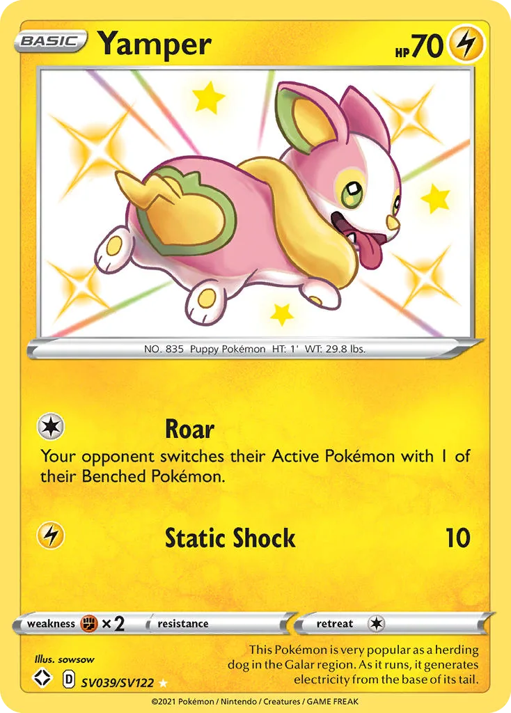 Yamper, Shining Fates Shiny Vault