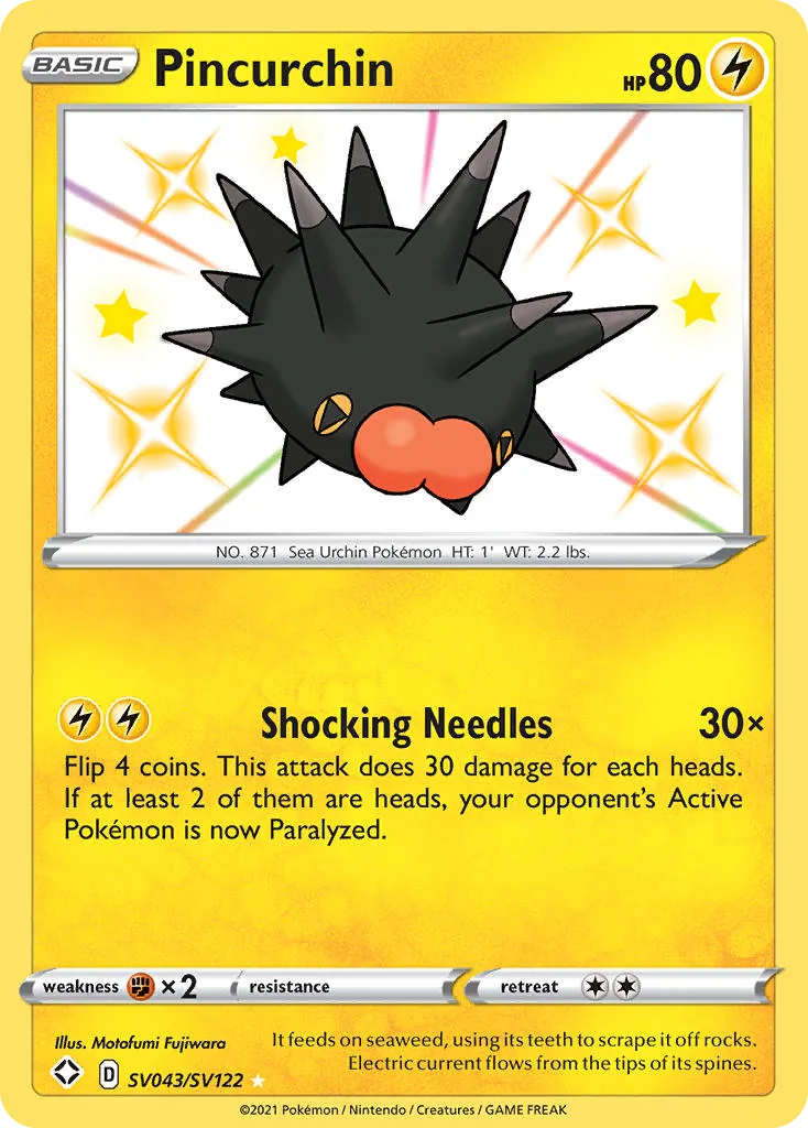 Pincurchin, Shining Fates Shiny Vault