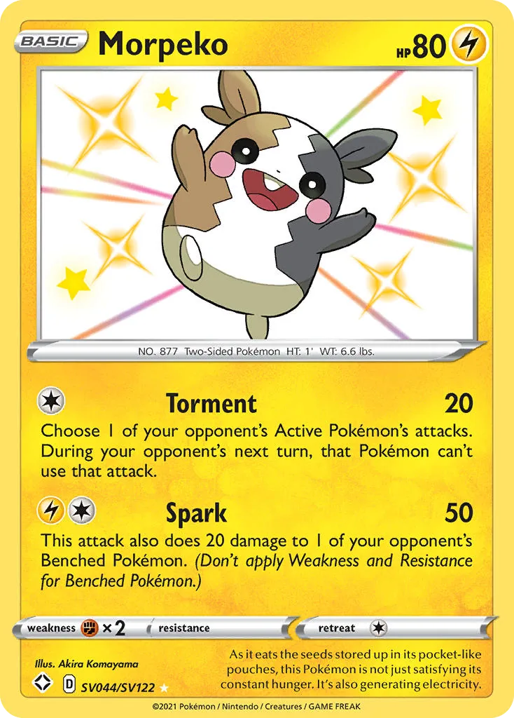 Morpeko, Shining Fates Shiny Vault