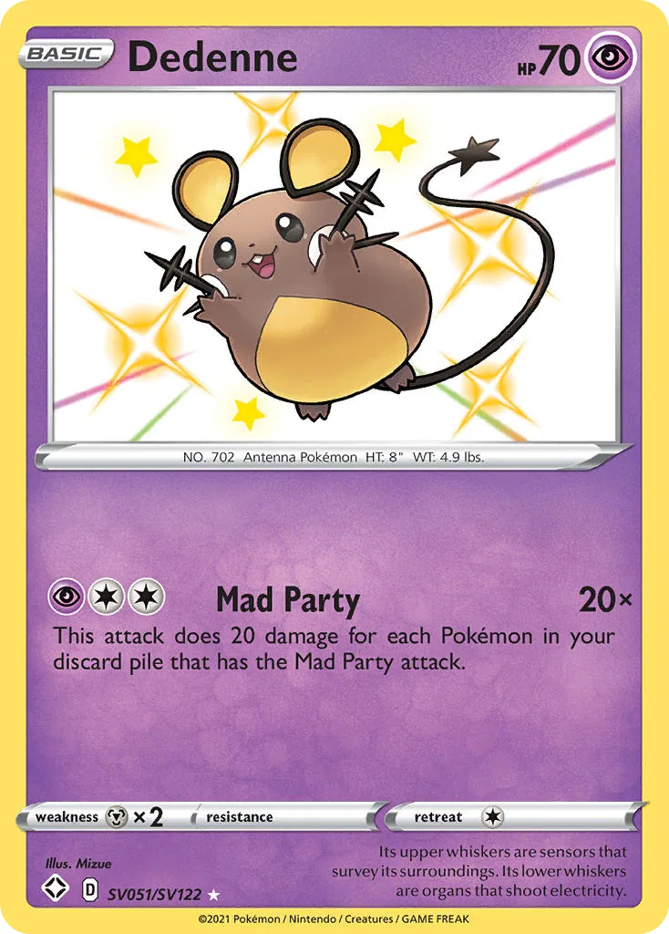 Dedenne, Shining Fates Shiny Vault