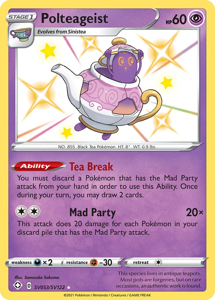 Polteageist, Shining Fates Shiny Vault