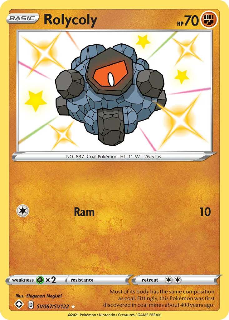 Rolycoly, Shining Fates Shiny Vault