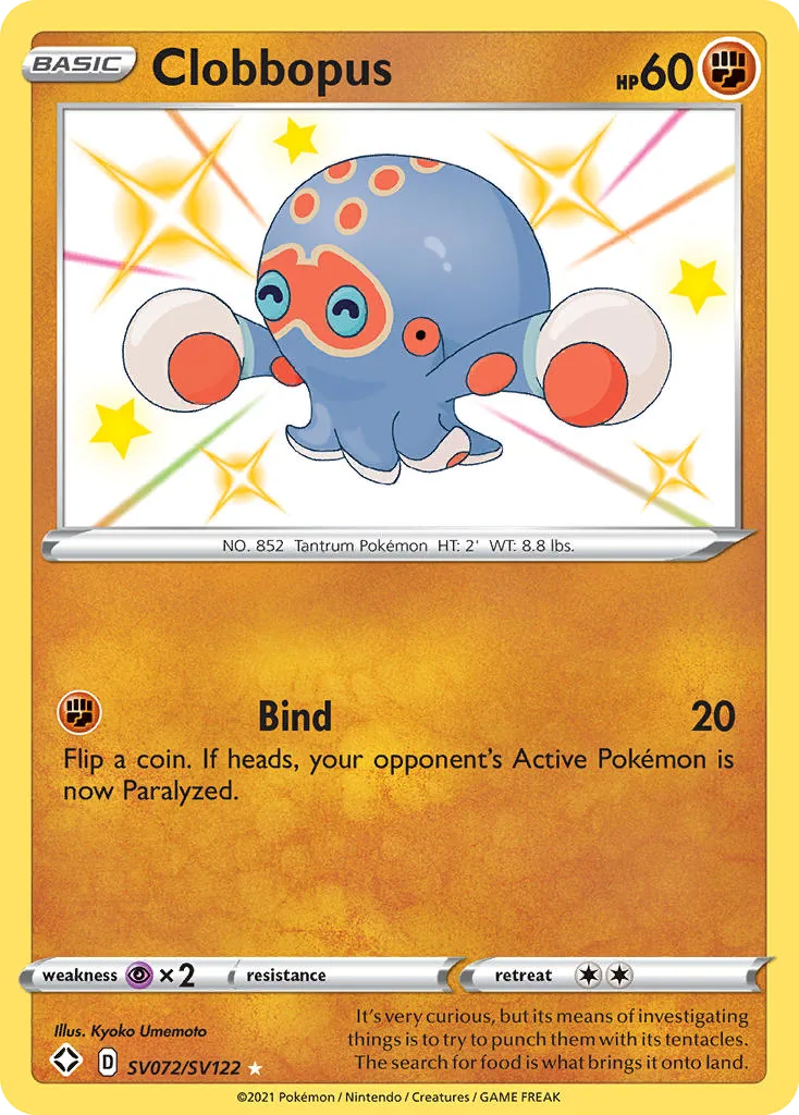 Clobbopus, Shining Fates Shiny Vault