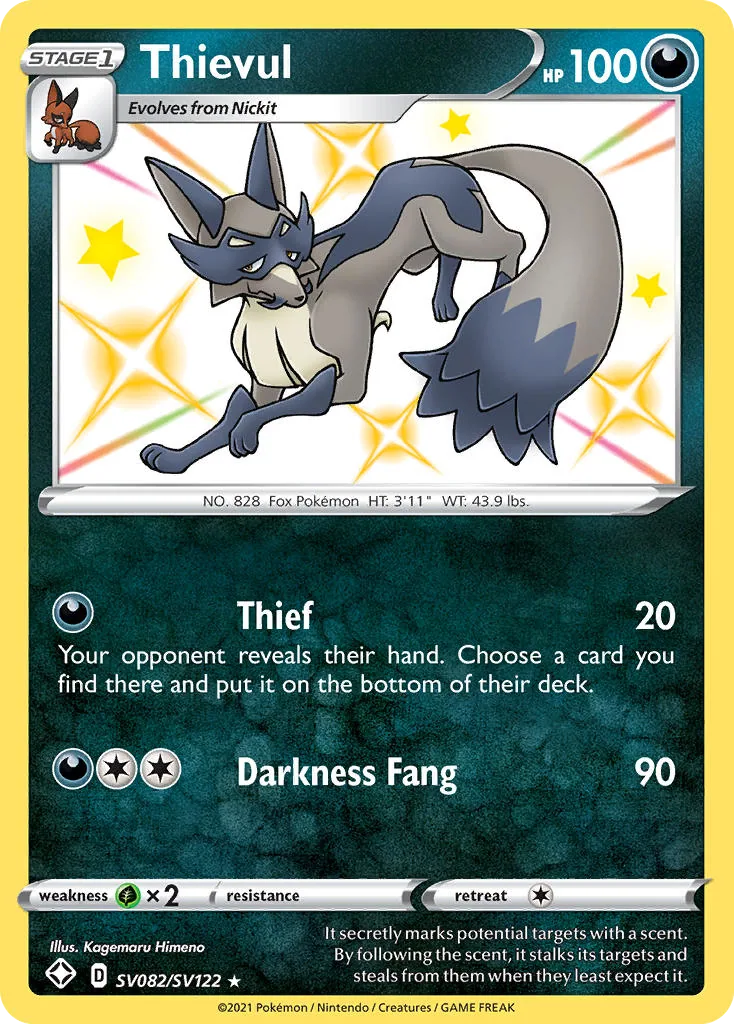 Thievul, Shining Fates Shiny Vault