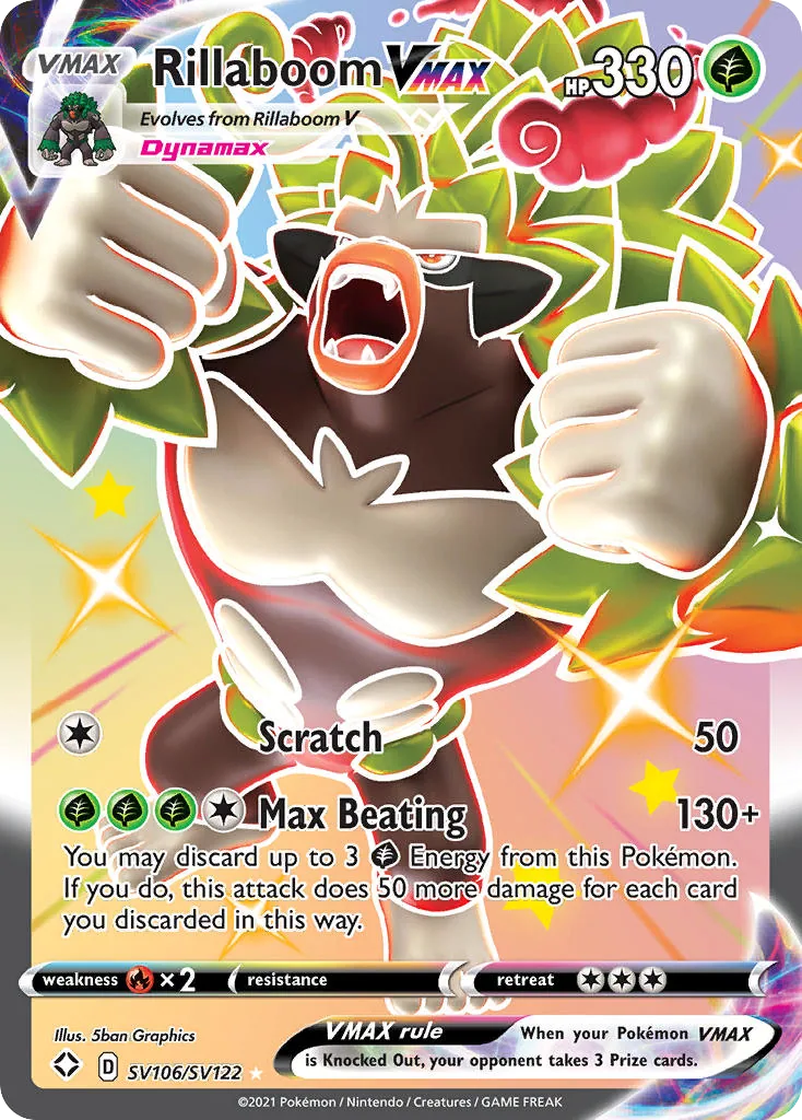 Rillaboom VMAX, Shining Fates Shiny Vault