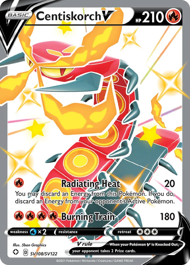 Centiskorch V, Shining Fates Shiny Vault