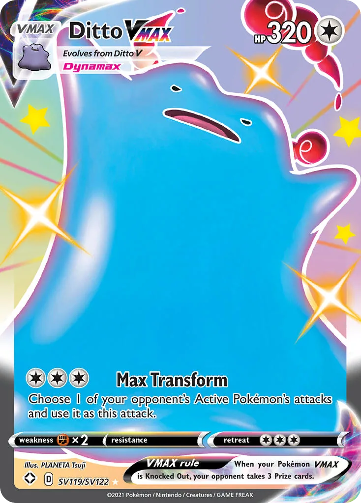Ditto VMAX, Shining Fates Shiny Vault