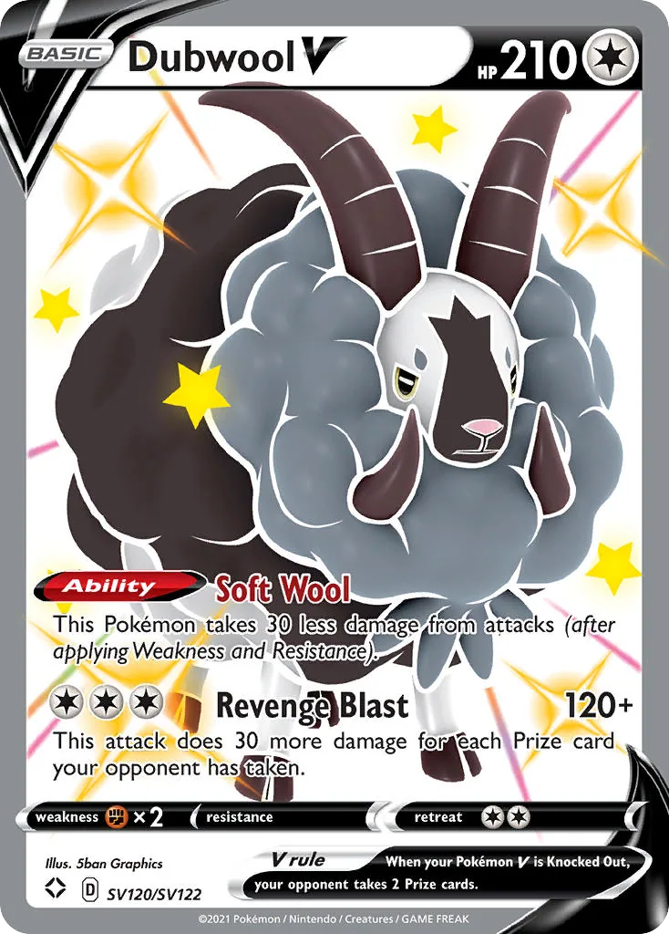 Dubwool V, Shining Fates Shiny Vault