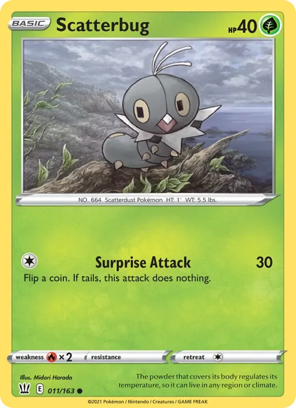 Scatterbug, Battle Styles