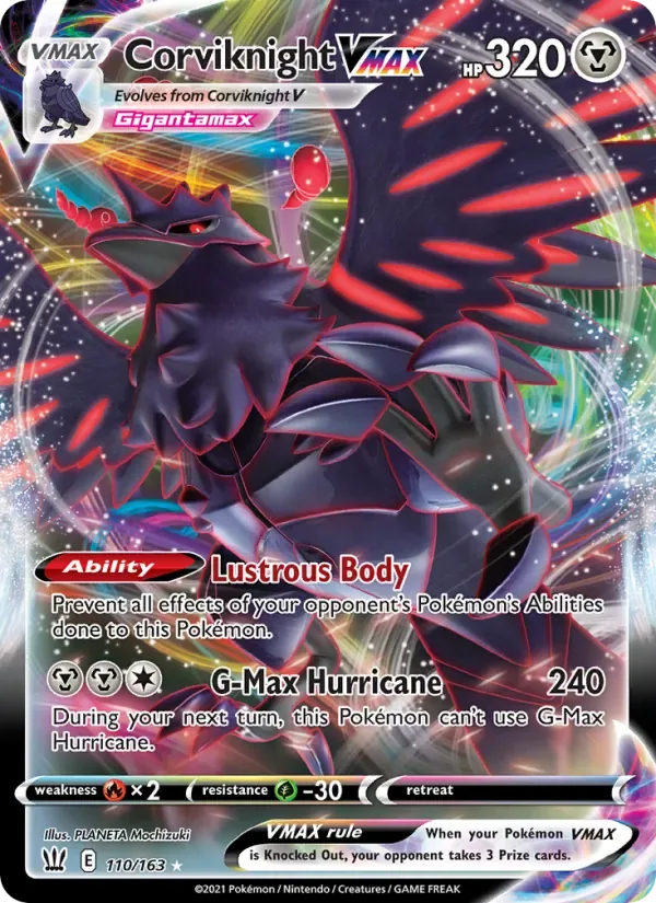 Corviknight VMAX, Battle Styles