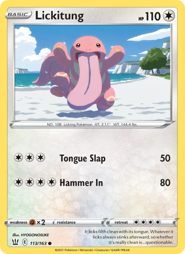 Lickitung, Battle Styles