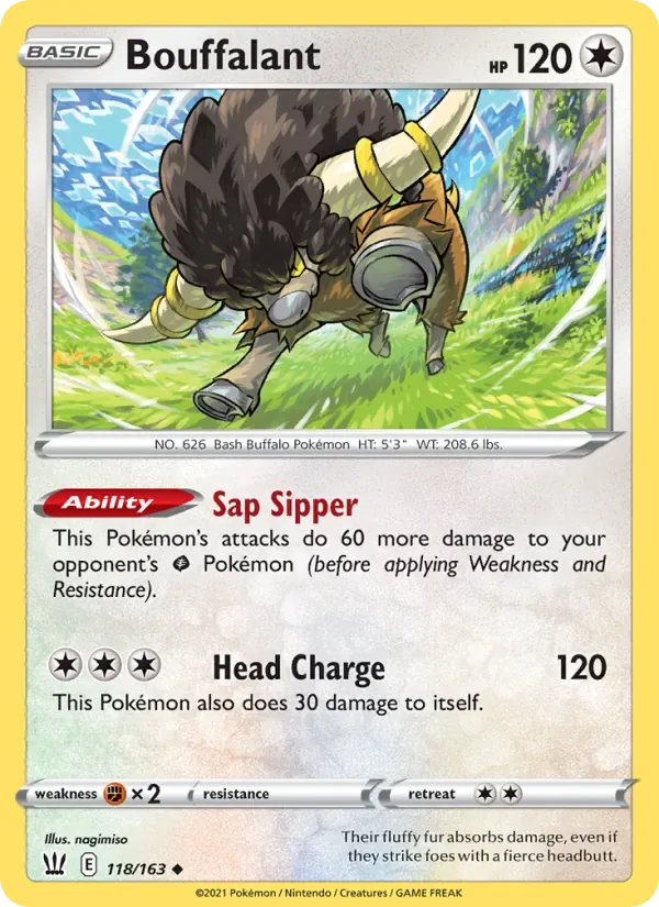 Bouffalant, Battle Styles