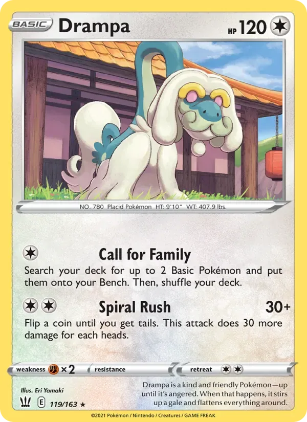 Drampa, Battle Styles