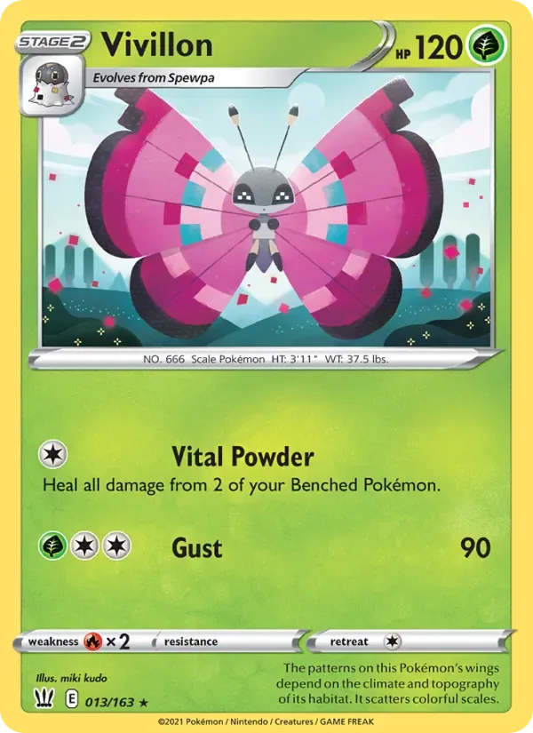 Vivillon, Battle Styles