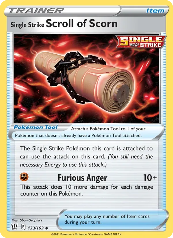 Single Strike Scroll of Scorn, Battle Styles