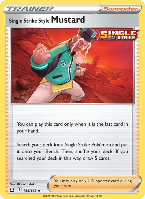 Single Strike Style Mustard, Battle Styles